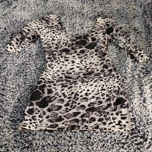 Charlotte Russe bodycon cheetah leopard dress
